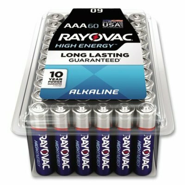 Rayovac Rayovac, ALKALINE AAA BATTERIES, 60/PACK 82460PPK